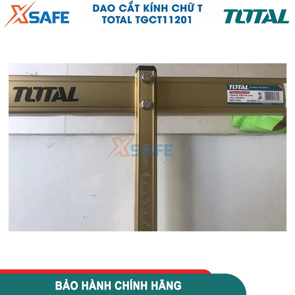 Dao cắt kính chữ TOTAL TGCT11201 kích thước lưỡi dao 120cm X 45cm, chất liệu lưỡi dao YD05, dao bánh răng nilon[XSAFE]