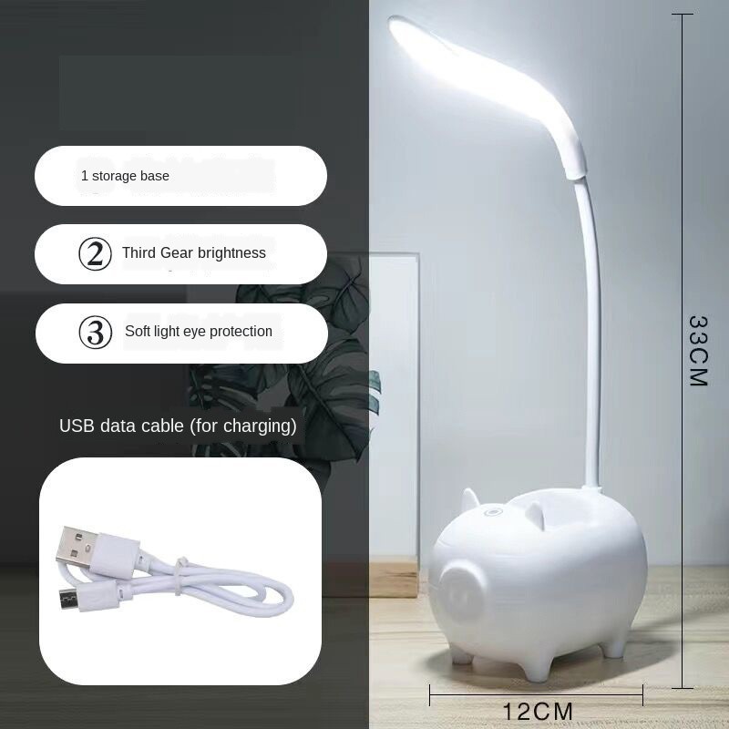 Đèn Led Đọc Sách Cảm Ứng Bảo Vệ Mắt Có Thể Sạc Lại Bằng Cổng Usb Đa Năng