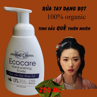 Ship 1 thùng 12 chai nước rửa tay hữu cơ diệt khuẩn dạng bọt tinh dầu quế 250ml