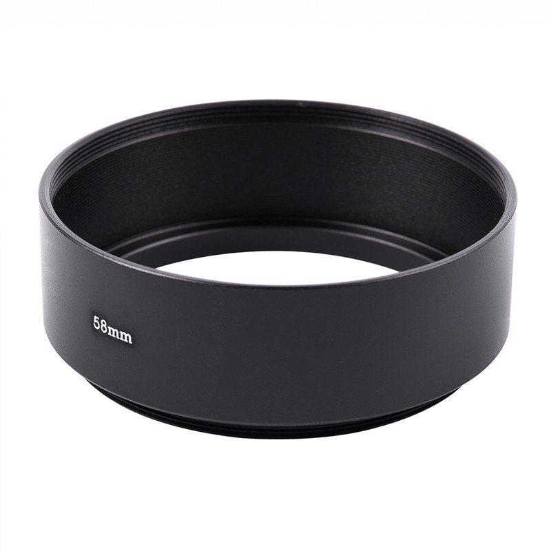 Loa Che Nắng 58mm Cho Ống Kính Máy Ảnh Canon Nikon Pentax Sony Olympus