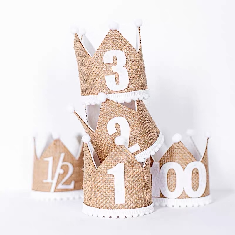 Vương miện sinh nhật cho bé 1, 2, 3 tuổi
