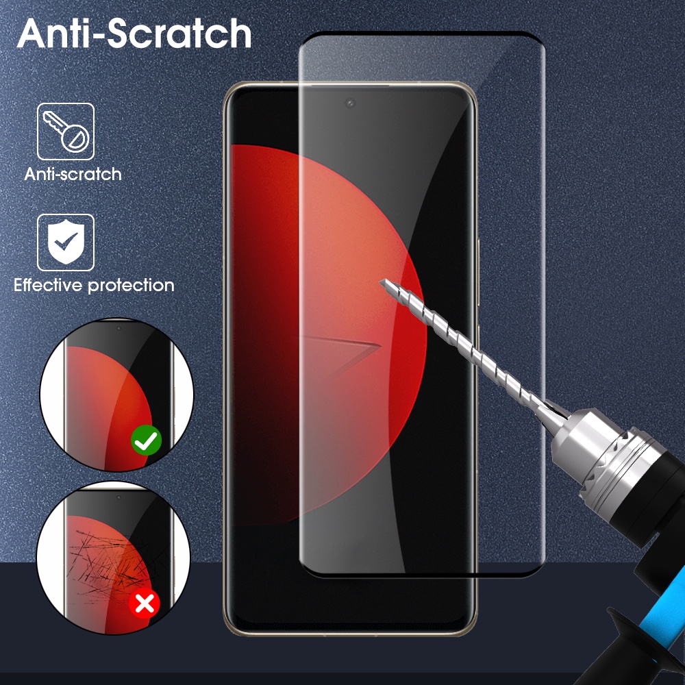Kính Cường Lực Bảo Vệ Màn Hình HD 9H Chống Dấu Vân Tay Cho Xiaomi Mi 12S Ultra 2.5D