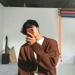 [ ORDER ] Áo khoác Cardigan len ulzzang Oversize hàng QC ( kèm ảnh thật sau )