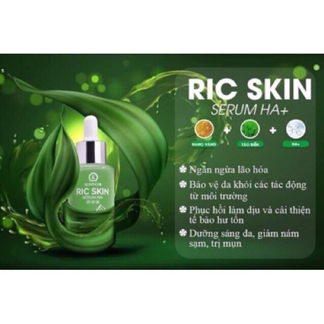 Ric Skin Serum Ha+ tem điện tử chính hãng