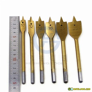 Bộ 6 Mũi Khoan Khoét Gỗ Đuôi Cá Chuyên Dụng