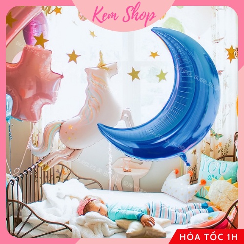 Bóng Mặt Trăng Size Đại 72x49cm Trang Trí Sinh Nhật - K191