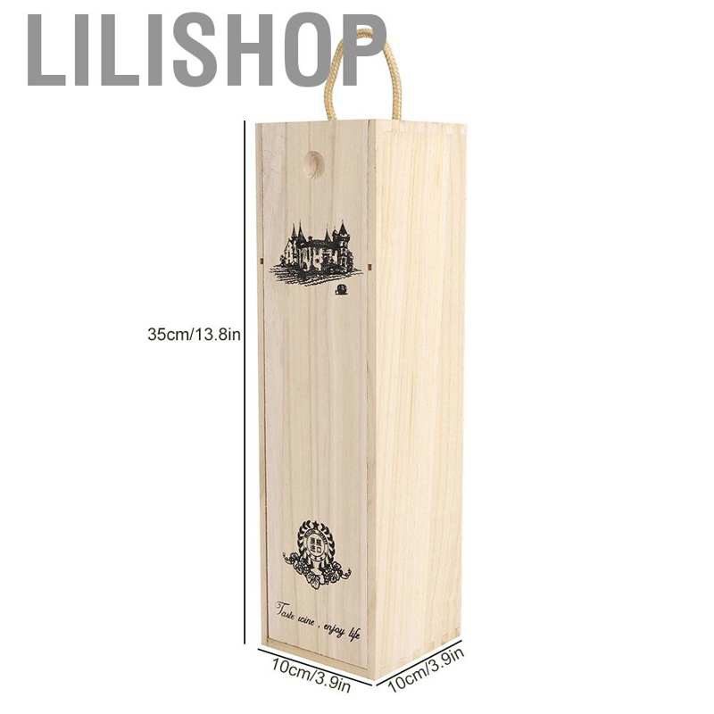 Hộp Gỗ Đựng Chai Rượu Phong Cách Retro Cổ Điển | BigBuy360 - bigbuy360.vn