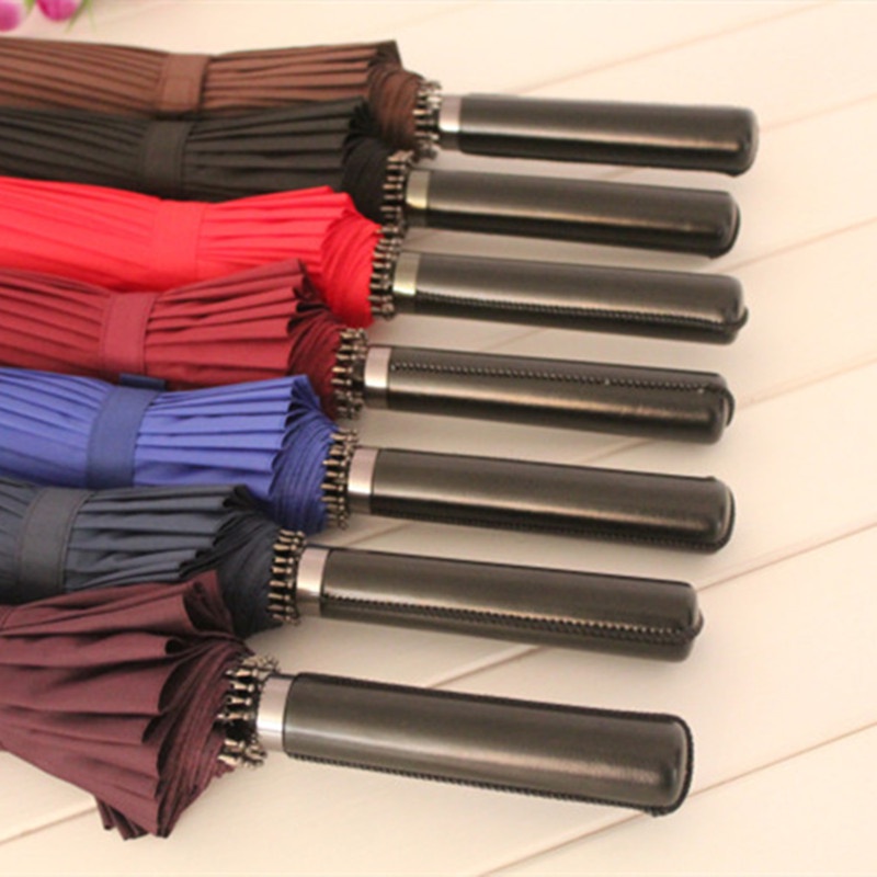 Ô dù  24 Xương Chống Gió Chống Tia UV Tay Cầm Dài Tiện Dụng Cho Nam