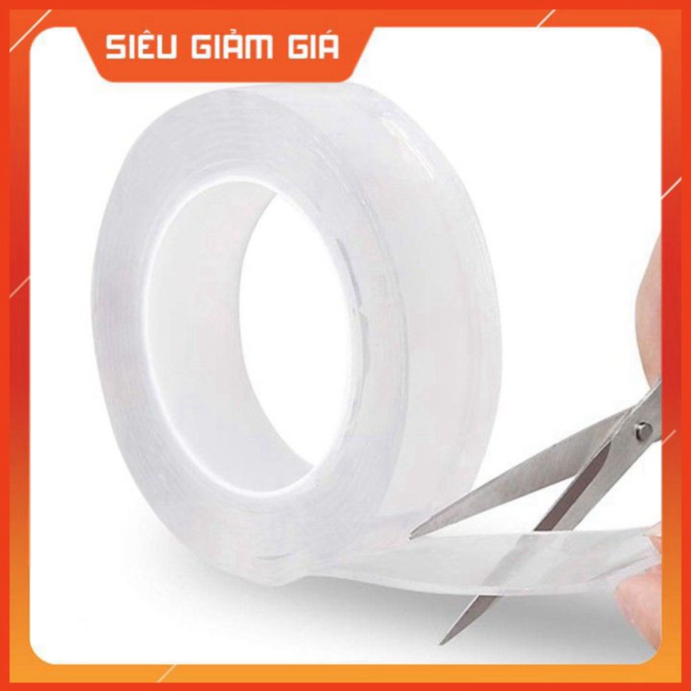 Băng Keo 2 Mặt Trong Suốt Siêu Dính 3M Dạng Gel Dễ Dàng Lau Sạch Không Hư Bề Mặt Tường | (TT65)