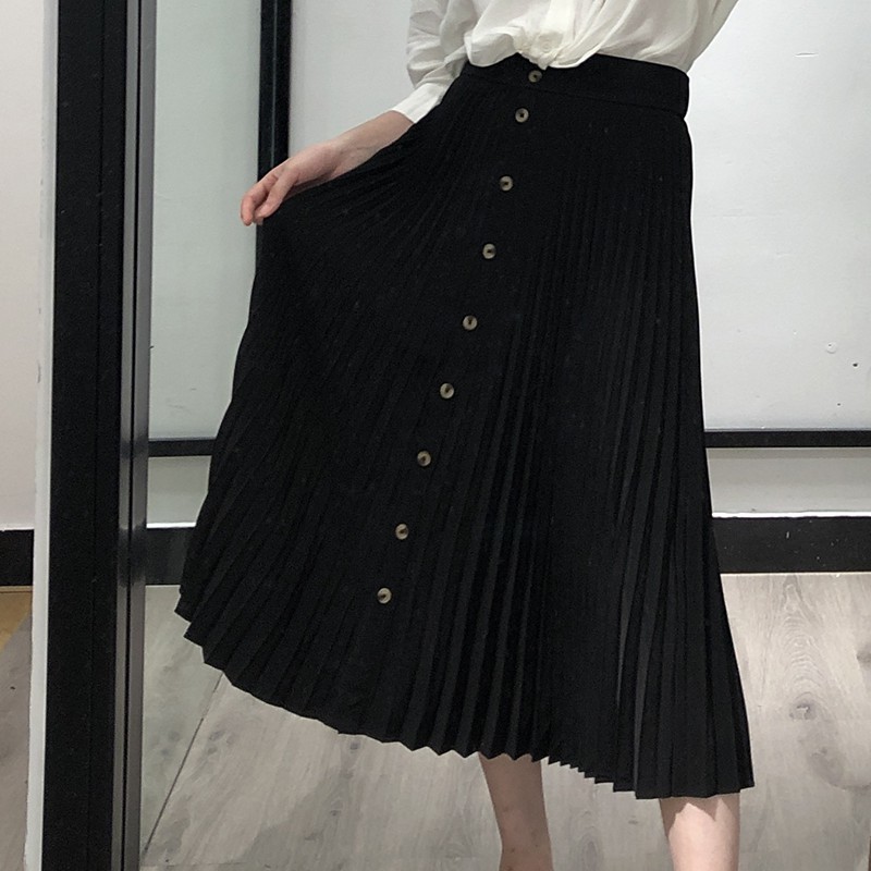 Chân váy Stradivarius cạp chun mẫu hot 2019(Pleated Skirt) | BigBuy360 - bigbuy360.vn