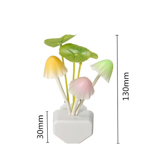Đèn Ngủ Cảm Ứng Ánh Sáng Hình Nấm, Tự Động Bật Vào Buổi Tối - Đa Dạng Kiểu Dáng Avatar
