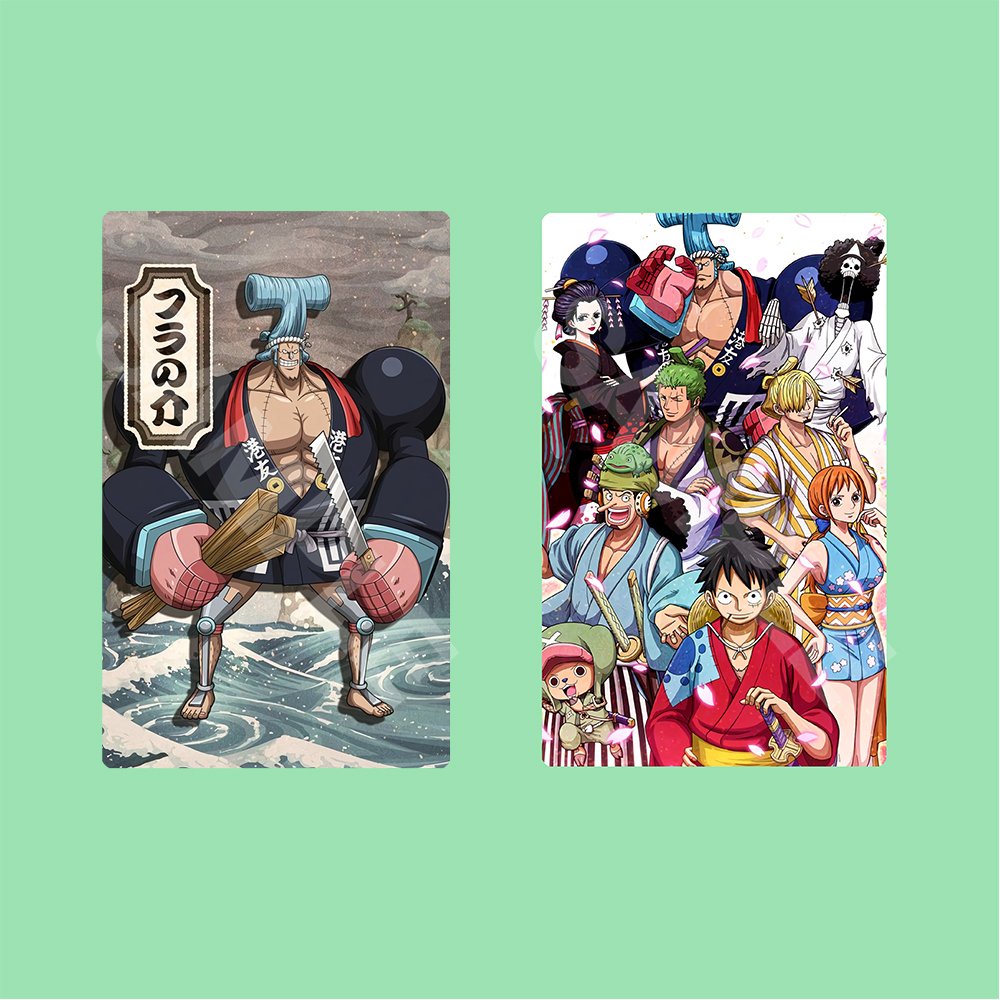 Ảnh thẻ in hình ONE PIECE ver WANO Đảo Hải Tặc card bo góc viền 5*8cm