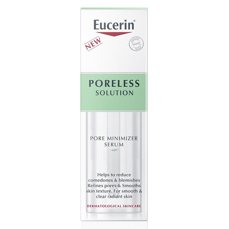 Tinh Chất Eucerin Giúp Giảm Mụn, Thu Nhỏ Lỗ Chân Lông PORELESS Solution Pore Minimizer Serum 30ml