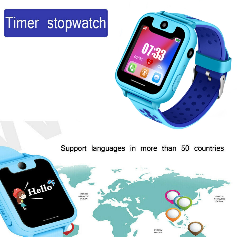 S6 VS S10 Smart watch LBS Kid Smart Watch Baby Gift Children SOS Call Anti Lost Monitor Watch