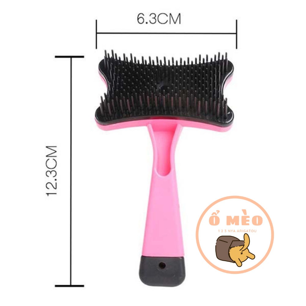 Lược chải lông chó mèo có nút bấm tiện dụng