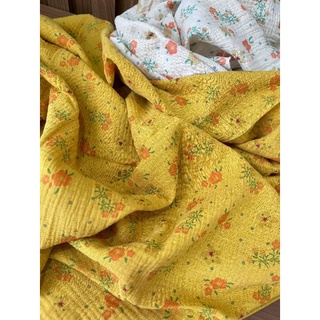 vải xô muslin hoa