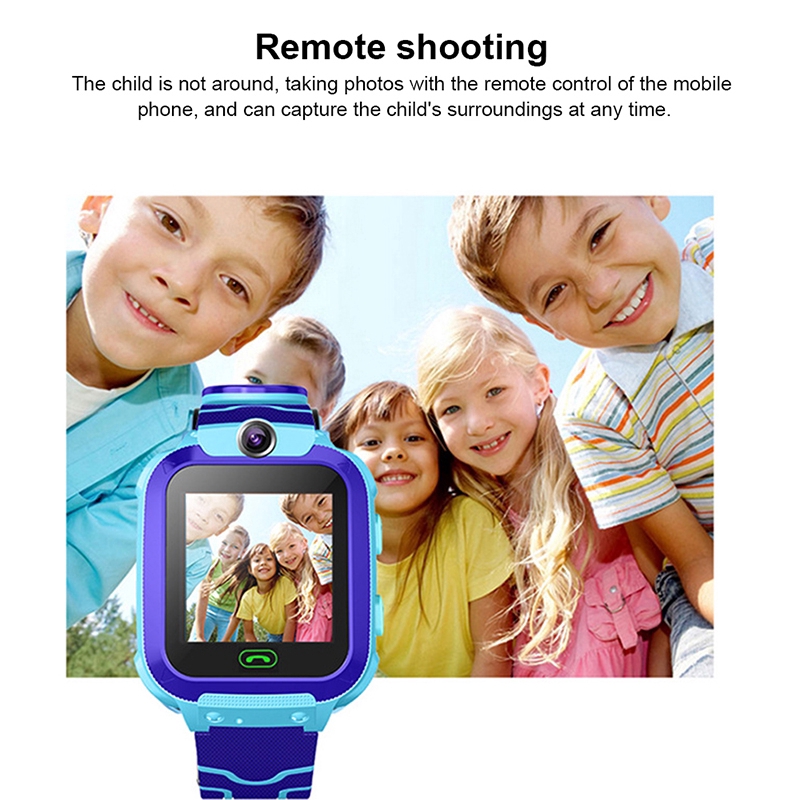 Q12 Children Smart Phone Watch 1.44 Inch Student Smart Watch Dial Call Voice Chat ☺PT