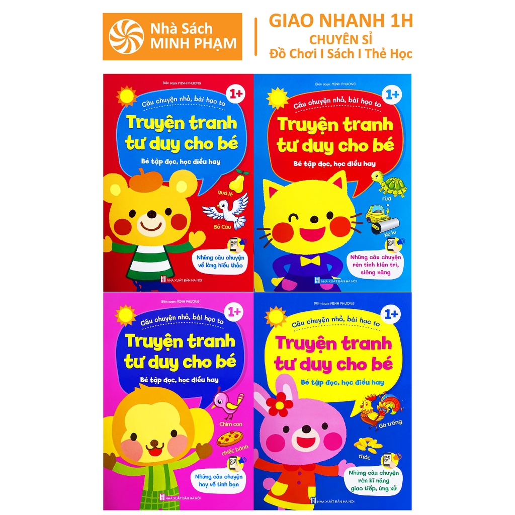 Sách - Combo Truyện Tranh Tư Duy Cho Bé - Bé Tập Đọc, Học Điều Hay (8 Cuốn)