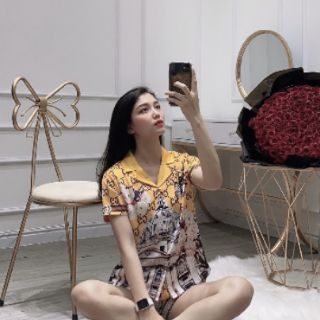 Đồ ngủ lụa Pijama lụa satin loại 1