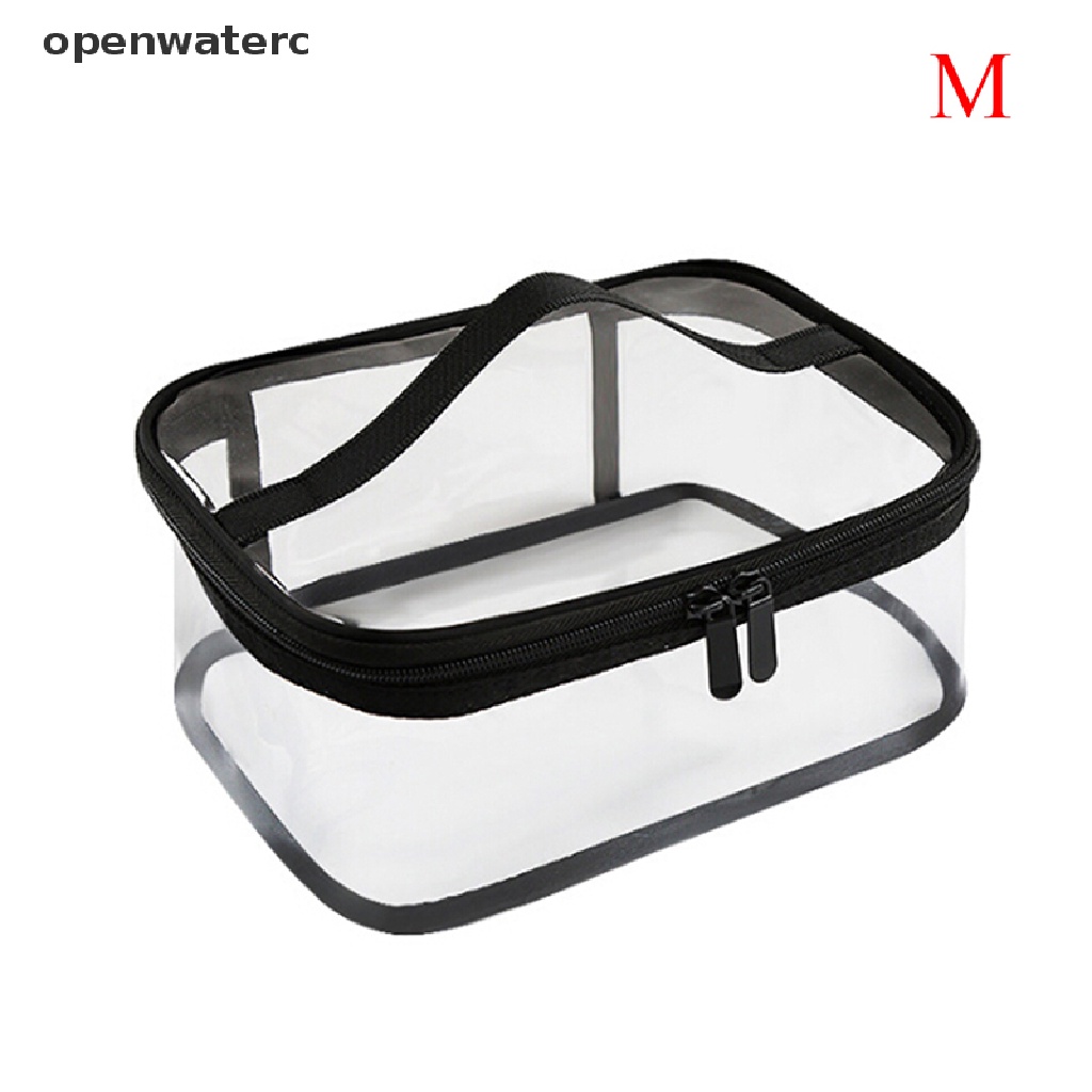 Túi Nhựa PVC Trong Suốt Đựng Đồ Trang Điểm / Mỹ Phẩm Tiện Dụng Khi Đi Du Lịch