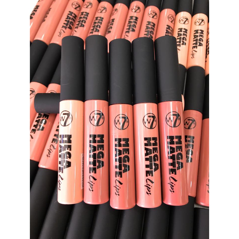 SON KEM LÌ MÀU NUDE W7 MEGA MATTE LIPS