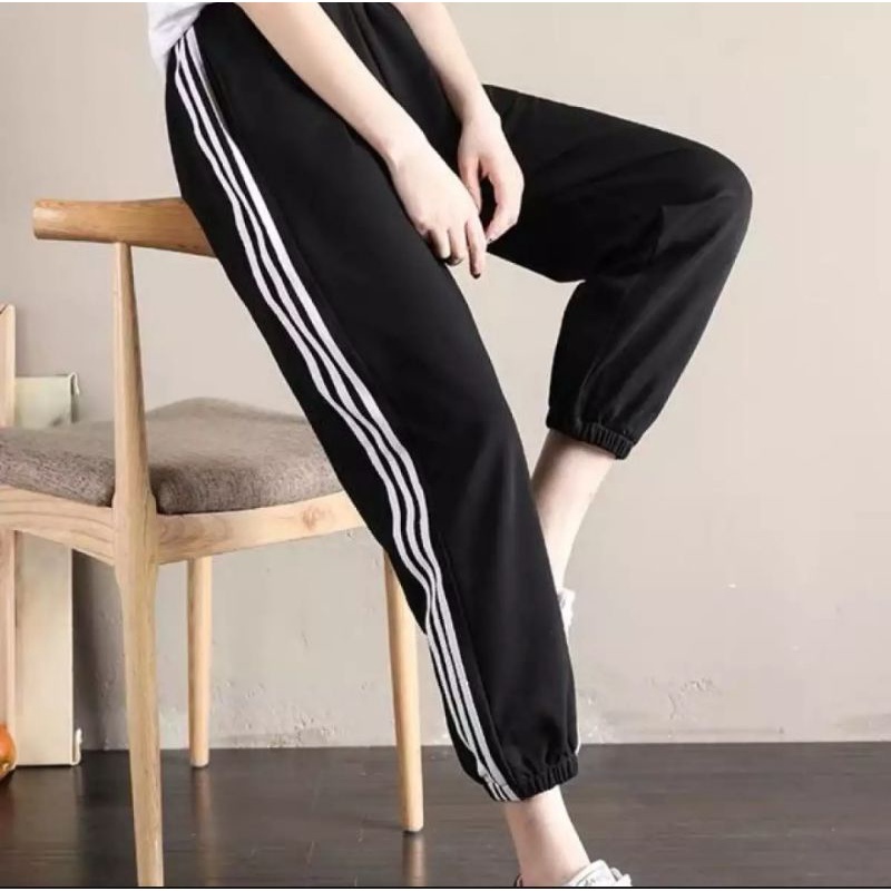 Bigsize 40-100kg Quần jogger nam nữ lai thun thời trang thu đông (sọc-không sọc)
