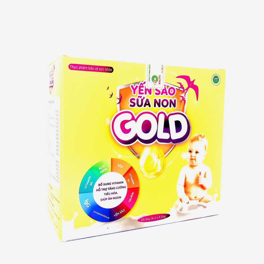 Yến sào sữa non GOLD 200ml  bổ sung Vitamin, tăng cường tiêu hóa, ăn ngon.