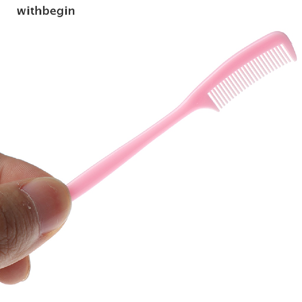 Set 5 Lược Nhựa Chải Lông Mi / Lông Mày Uốn Cong