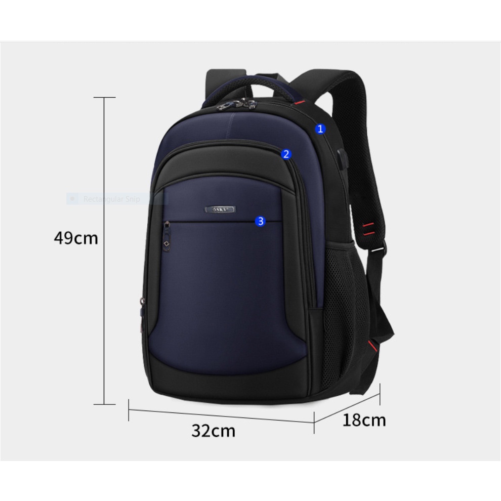 Balo laptop nam cao cấp phong cách châu âu