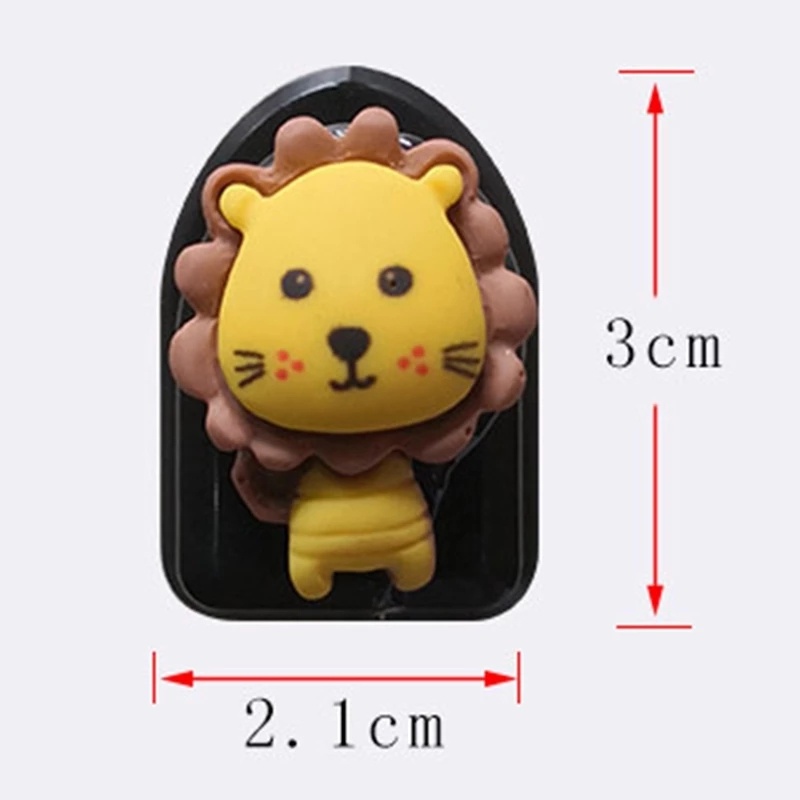 Set 2 móc treo đồ mini gắn sau ghế ngồi xe hơi kiểu hoạt hình sáng tạo đa năng