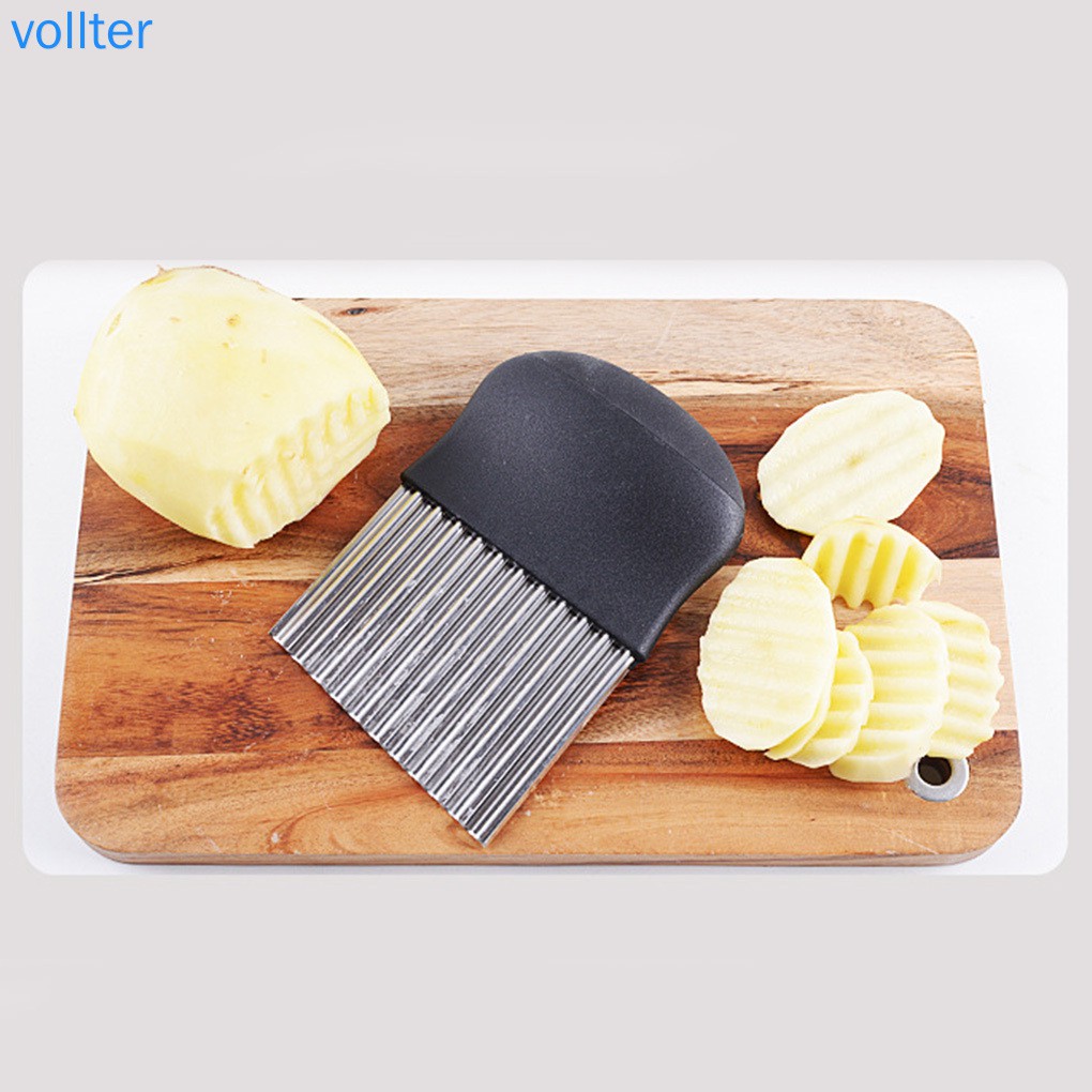 Dụng Cụ Cắt Lát Khoai Tây Gợn Sóng Nhiều Màu Sắc Xinh Xắn