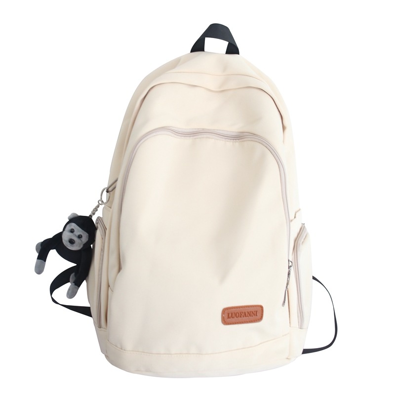 Balo màu trơn cỡ lớn thiết kế đơn giản thời trang