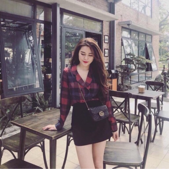 Áo kẻ caro