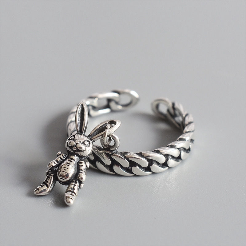 Nhẫn Đeo Tay Hình Thỏ Con Dễ Thương Đáng Yêu Xinh Xắn