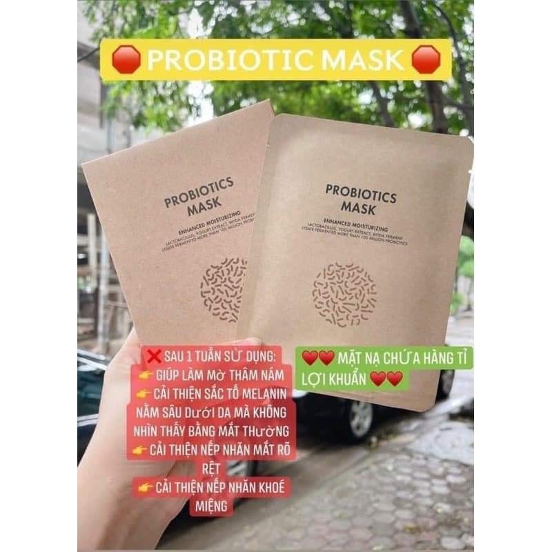 Mặt Nạ Probiotic Vt - Mặt Nạ Chứa Hàng Tỉ Lợi Khuẩn