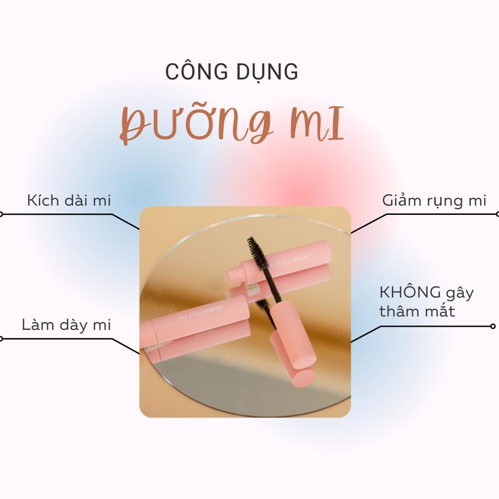 Mascara Dưỡng Mi Dài, Serum Dưỡng Mi, Chuốt Mi, Tinh Chất Kích Thích Mọc Lông Mi Dài Dày Cong Tự Nhiên Ngăn Rụng Mi 5ml