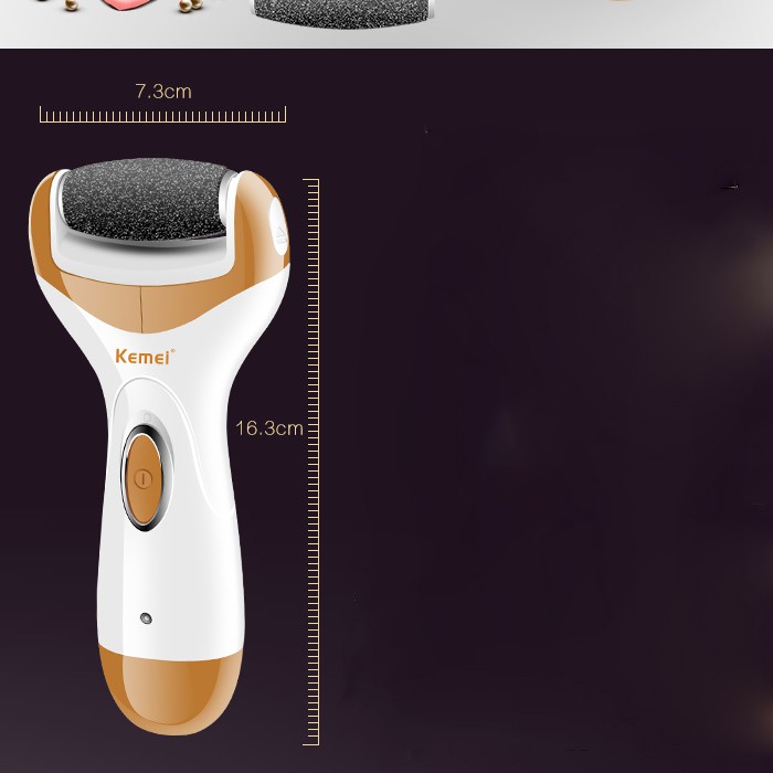 Máy mài Kemei bền cọ gót chân làm móng tay lột da chết