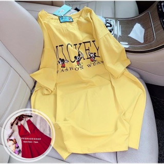 Áo pull Mickey vàng