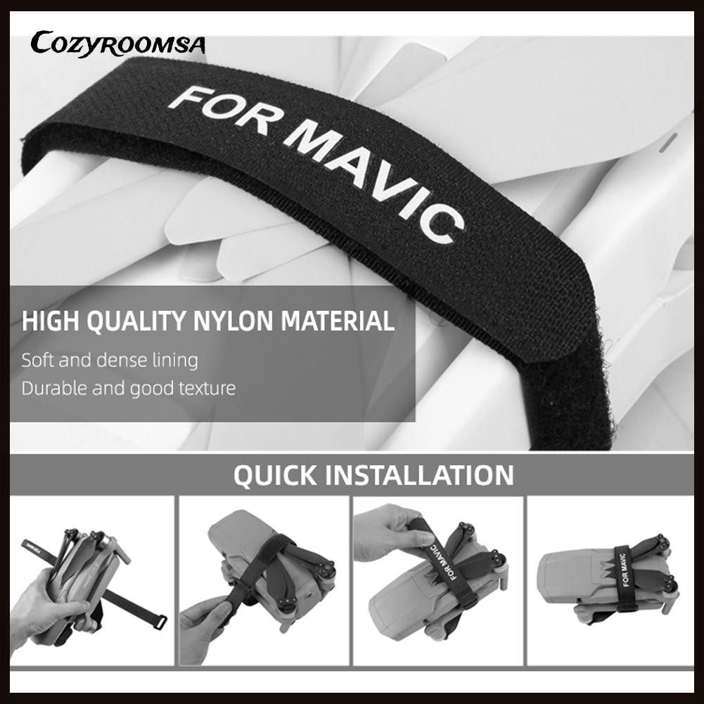 Set 2 Dây Dán Cố Định Cánh Quạt Máy Bay Không Người Lái Cho DJI Mavic Air 2/Mavic Mini/Mavic 2/Mavic Pro/Fimi X8SE