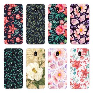 Ốp điện thoại TPU mềm họa tiết bông hoa hoạt hình cho Samsung Galaxy J3 J5 J7 Pro / Prime / J730 2017 J530 J330