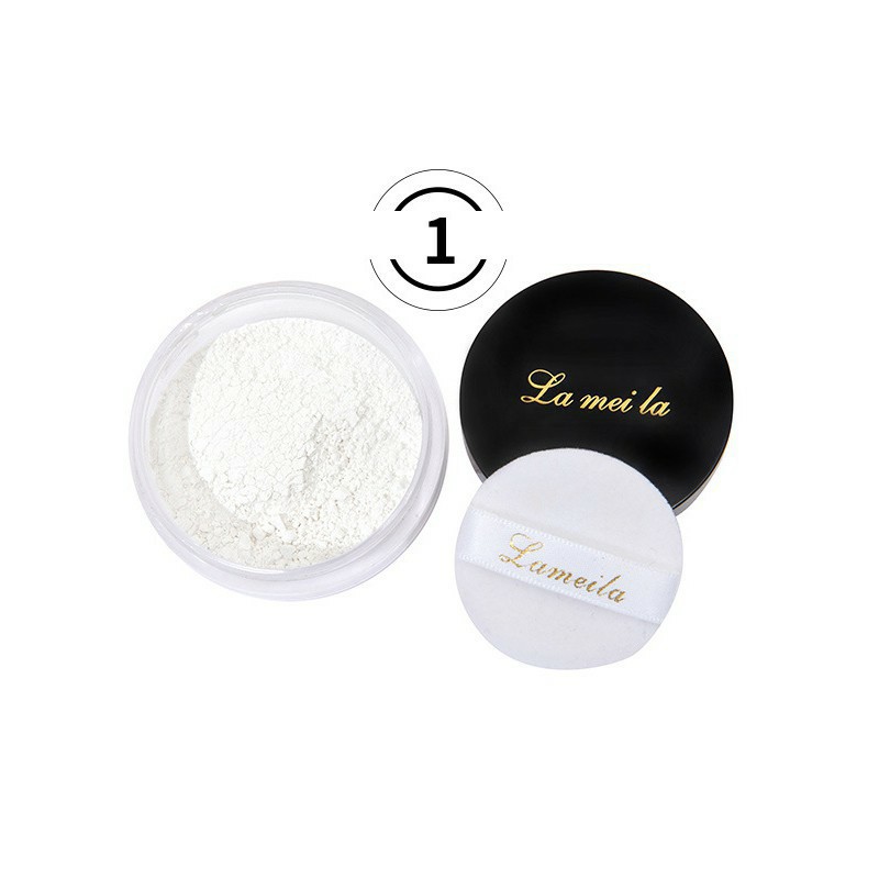 Phấn phủ dạng bột kiềm dầu của Lameila hàng nội địa trung che phủ tốt, không vón cục | BigBuy360 - bigbuy360.vn