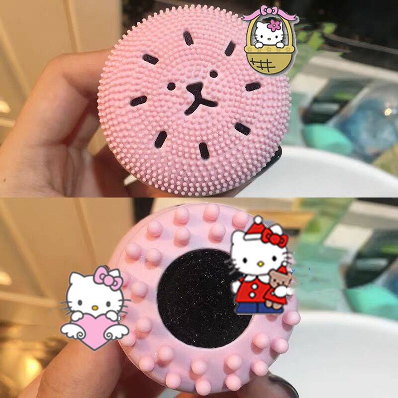 Cọ rửa mặt bằng silicon làm sạch lỗ chân lông tẩy tế bào chết hình bạch tuộc tiện dụng | BigBuy360 - bigbuy360.vn