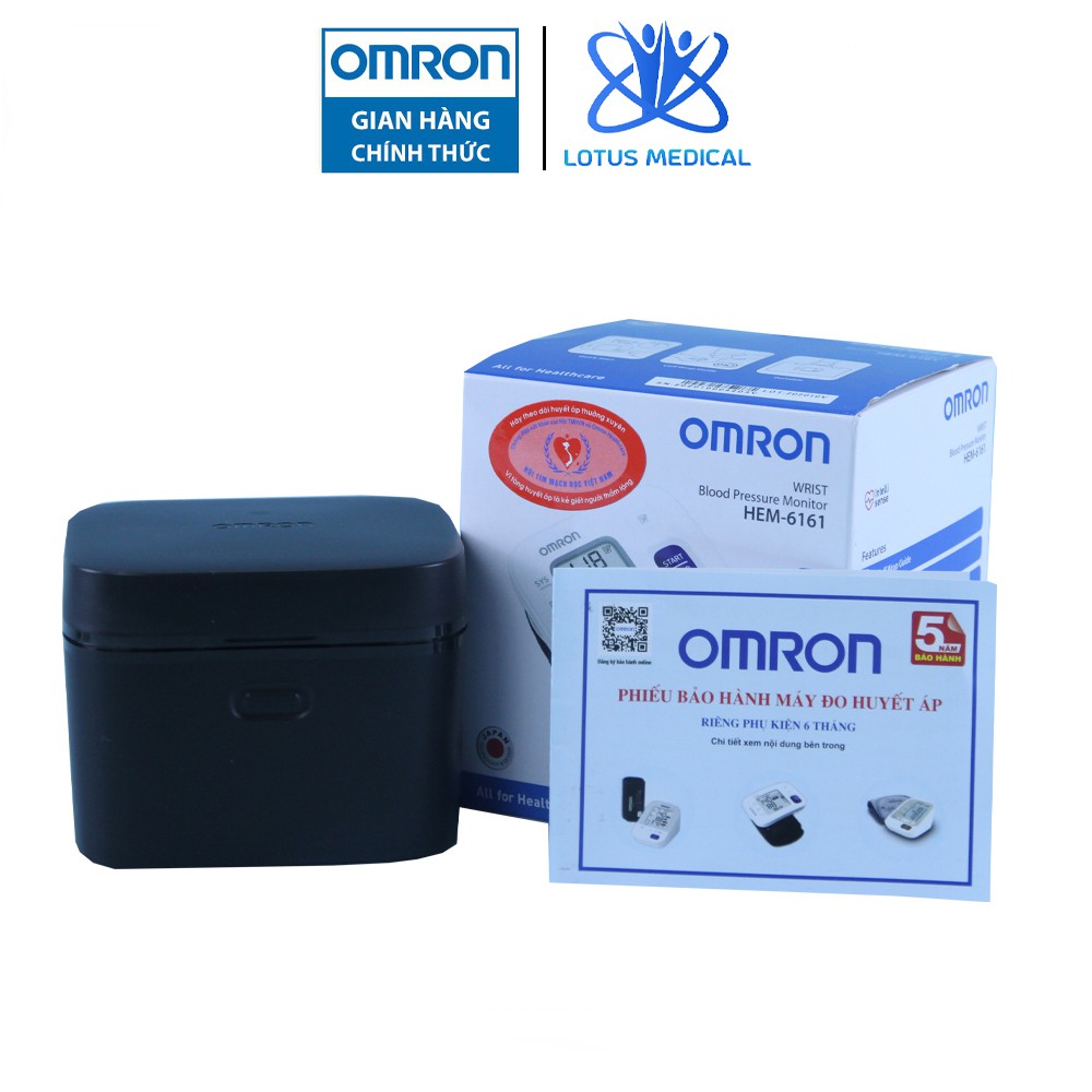 Máy đo huyết áp cổ tay OMRON 6161 - Máy đo huyết áp tự động
