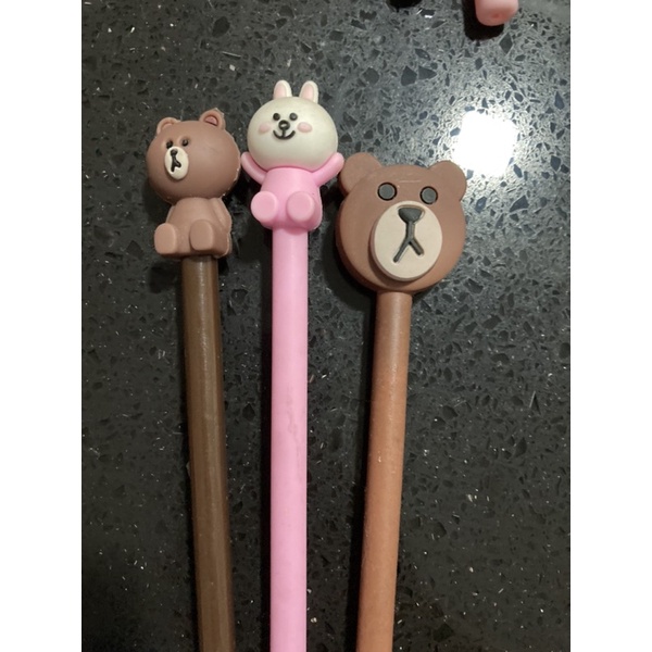 Bút mực, bút chì nhiều mẫu Gấu Thỏ Vịt Brown Cony Sally Line