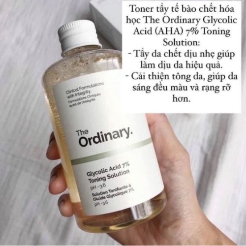 Toner tẩy da chết The Ordinary glycolic acid 7% Toning Solution - licyhouse