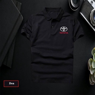 Áo polo đen in logo thể thao [ IN THEO YÊU CẦU ]