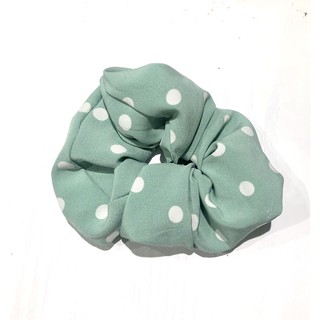 Dây buộc tóc Scrunchies chấm bi (ảnh thật shop chụp)