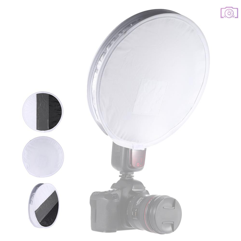 Hộp Tản Sáng 12in / 31cm Cho Đèn Flash Máy Ảnh Màu Xám / Trắng Màu Sắc