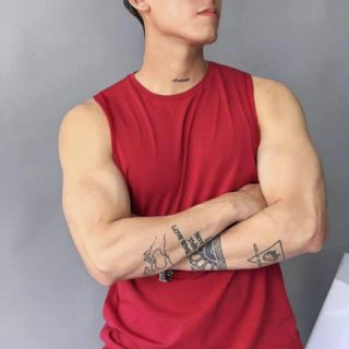 Áo 3 lỗ nam, áo tanktop nam vải cotton 💯 mát mẻ mềm mại