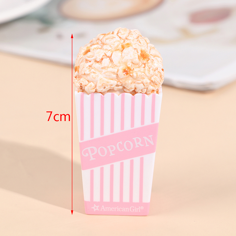 ✨Piqting 1PC 1/12 Miniature Dollhouse Popcorn Food Model Pretend Play Doll House Decor